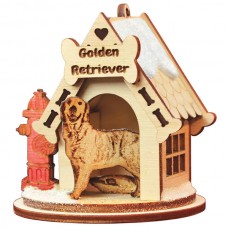 NEW - Ginger Cottages K9 Wooden Ornament - Golden Retriever
